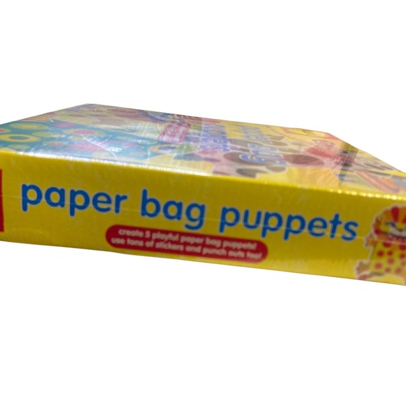 ALEX Toys Paper Bag Puppets Craft Kit for Kids – DIY Sticker & Shape Puppet - Picture 5 of 11